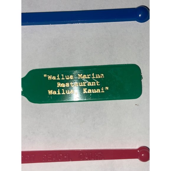 Vintage Lot of 7 Various Swizzle Sticks To Include Harrah’s, Newporter Inn and M - Picture 6 of 8